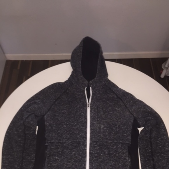 lululemon athletica Other - Lululemon Zip Hoodie Black/Grey Heather Men Size M